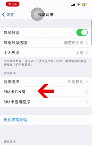 印台苹果14维修网分享如何给iPhone14的SIM卡设置密码 