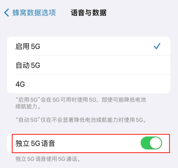 印台苹果14维修分享iPhone 14 Pro如何开启VoNR 