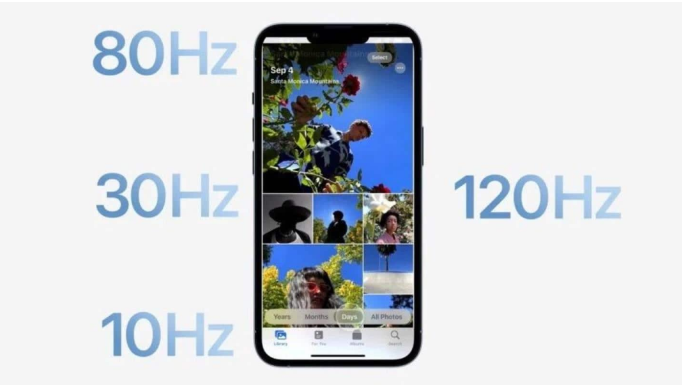 印台苹果14维修分享iPhone 14有高刷吗 