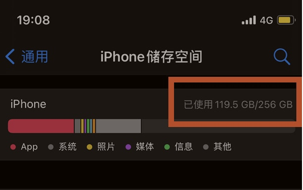印台苹果13维修分享iPhone13如何查看剩余内存 